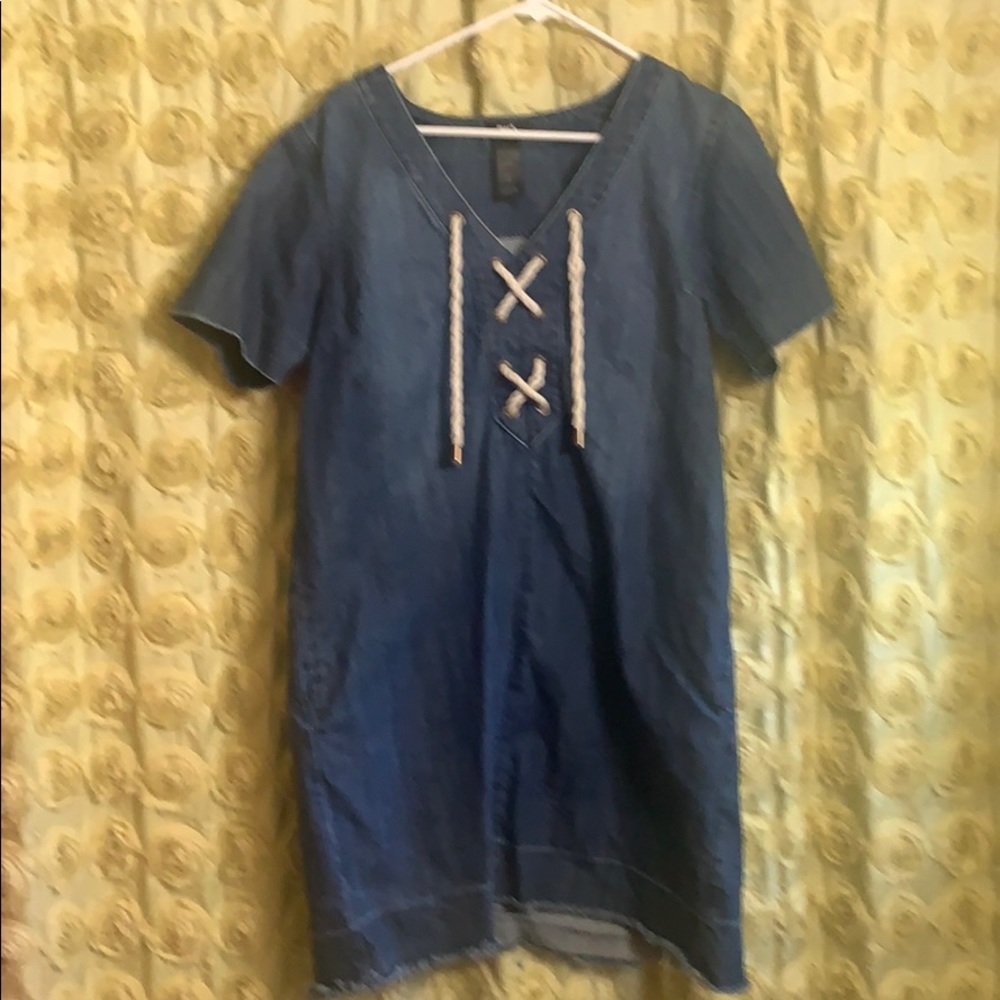 Denim dress